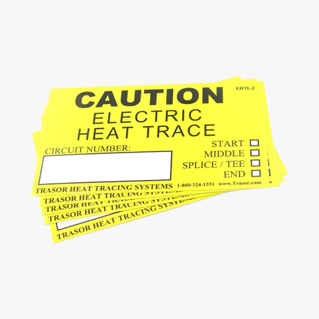 Heat Trace Caution Labels